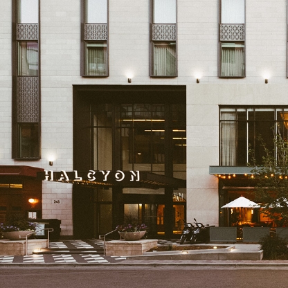 Halcyon hotel front