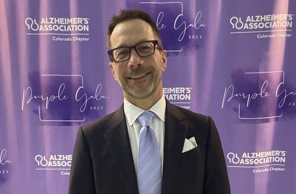 Dr. Wolfe at the Alzheimer’s Association Purple Gala